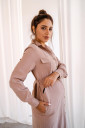 Платье 4273217 для беременных и кормления, мокко