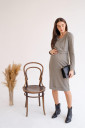 Платье 3138646 для беременных, оливковый