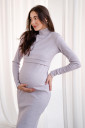 Сукня 4217133 для вагітних і годування, лавандовий