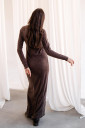Сукня 1101022 для вагітних, коричневий