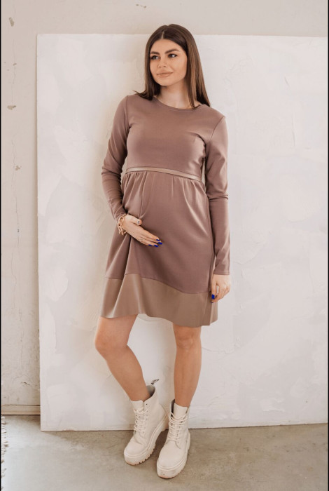 Платье  4283001 для беременных, мокко