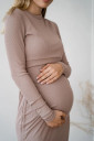 Платье 4288138 для беременных и кормления, бежевый