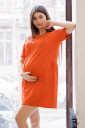 Сукня 4242262  для вагітних і годування, помаранчевий