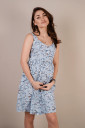 Сарафан 4262712 для беременных, голубой