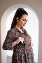 Платье 4292604 для беременных и кормления, хаки