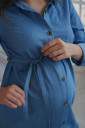 Платье 3016713 для беременных, голубой
