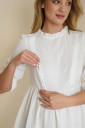 Муслінова сукня для вагітних і годування 4501 746 , білий