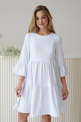 Платье 1459735 для беременных и кормления, белый