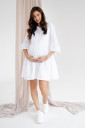 Сукня 4250747 для вагітних та годування, білий