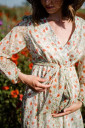 Платье 1461704 для беременных и кормления, салатовый