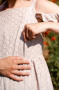 Платье 2710753 для беременных и кормления, бежевый