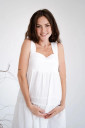 Платье 4323746 для беременных, белый