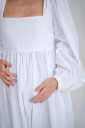 Сукня V12345 для вагітних, білий