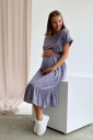 Платье 4337748 для беременных и кормления, деним