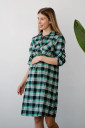 Платье 4206729 для беременных, зелёный