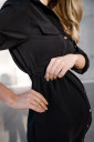 Сукня 4273756 для вагітних та годування, чорний