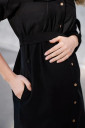 Сукня 4273756 для вагітних та годування, чорний