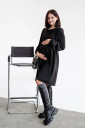 Платье 4369224 для беременных и кормления, чёрный