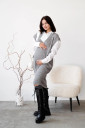 Платье 4371142 для беременных и кормления, серый