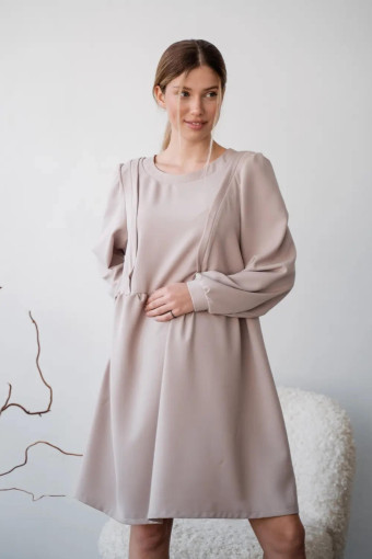 Платье 4369224 для беременных и кормления, серый