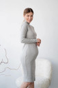 Платье 4217133 для беременных и кормления, светло-серый