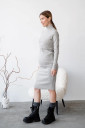 Сукня 4217133 для вагітних і годування, світло-сірий