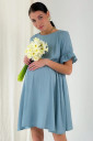Невагома сукня для вагтіних і мам, що годують 4249754, сіро-блакитний