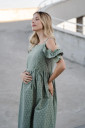 Платье из прошвы для беременных и кормления 2710753, хаки
