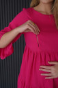 Невесомое платье для беременных и кормления 1459711, малиновый