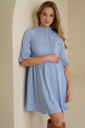 Муслінова сукня для вагітних і годування 4501 746 , блакитний