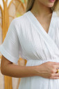 Муслінова сукня для вагітних і годуючих 4509 746, біла
