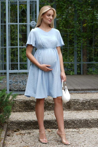 Платье 4449 711 для беременных и кормления, голубой