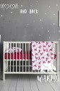 Комплект дитячої постільної білизни, Рожеві фламінго