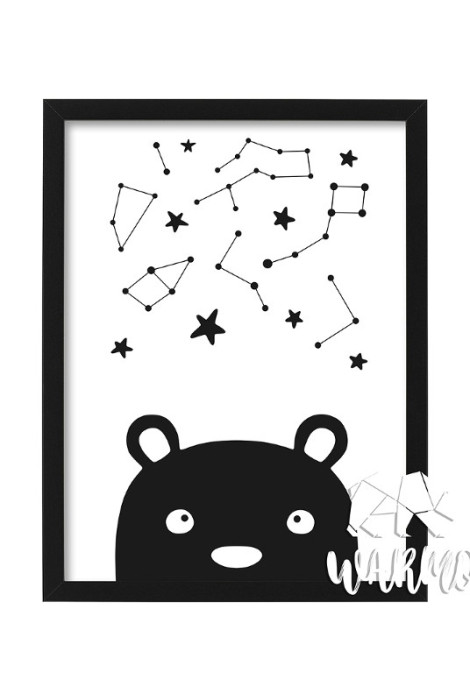 Картина в детскую комнату, Большая медведица