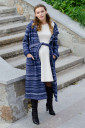 Пальто-кардиган Bobo Coat для беременных, темно-синий