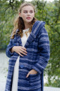 Пальто-кардиган Bobo Coat для беременных, темно-синий