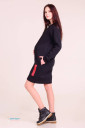 Утепленное платье для беременных и кормления Stefany на флисе