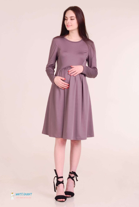 Платье для беременных и кормления Lavender темно-лавандовый