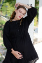 Платье Soffy для беременных, чёрный