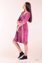 Платье для беременных и кормления Velvet темно-розовый