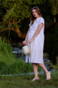 Платье для беременных и кормления Kvitka, белый