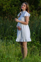 Платье для беременных и кормления White story, белый