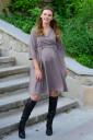 Платье Gloris для беременных и кормления, светлый мокко
