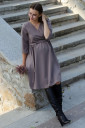 Платье Gloris для беременных и кормления, светлый мокко