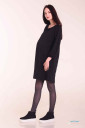 Сукня для вагітних Venus чорний зі срібною люрексною ниткою