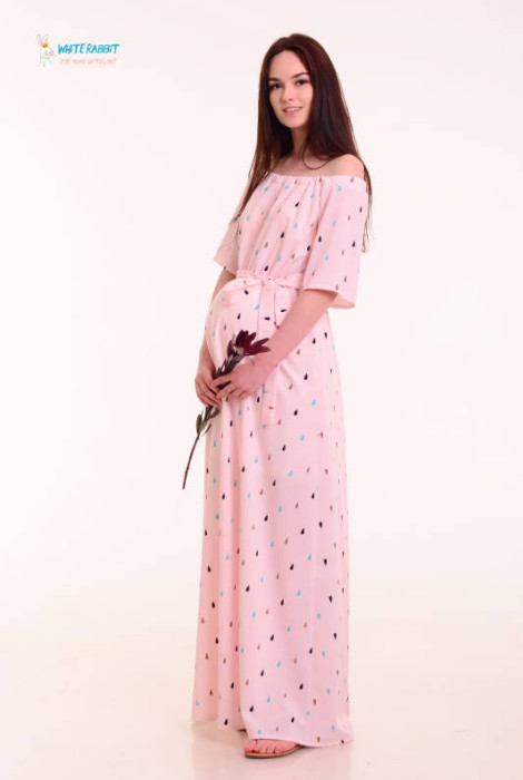 Платье для беременных Dolce розовый