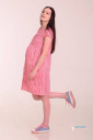 Сукня-сорочка для вагітних і годування Lolli червона полоска
