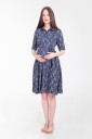 Платье для беременных и кормления Penny, темно-синий
