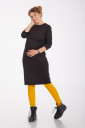 Платье для беременных и кормления Mila, черный