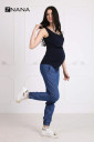 Майка для беременных и кормления Simple т.синий